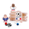 Un mini jeu de football en bois