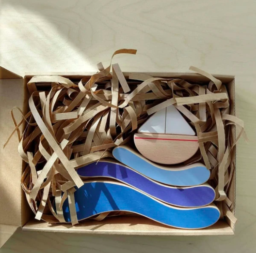 Jeu d'équilibre sur le thème de la mer