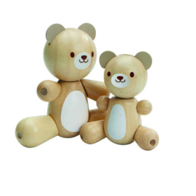 Maman ours et bebe ours Plan Toys