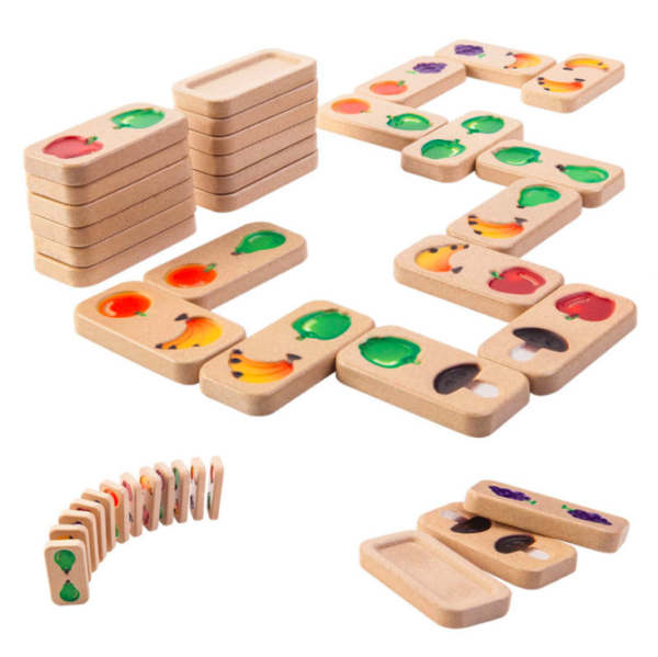 Domino des fruits et legumes Plantoys