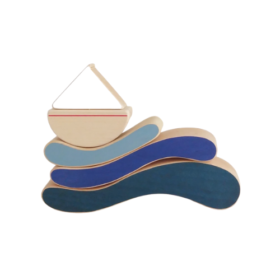 Jeu d'équilibre bateau et vagues - The Wandering Workshop 3 Jeu d'équilibre