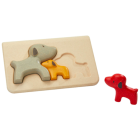 puzzle chien plantoys