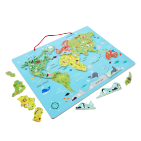 Puzzle carte du monde enfant