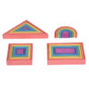 set architecte multicolore