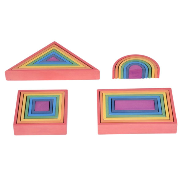 set architecte multicolore