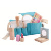 trousse de maquillage plantoys avec accessoires en bois d'hevea