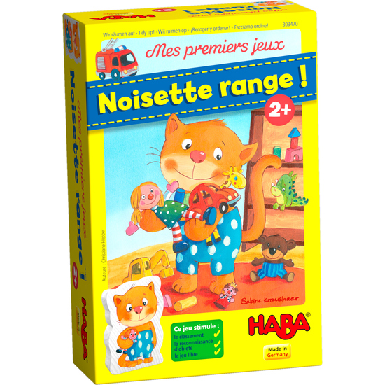 Noisette Range ! Jeu de société HABA dès 2 ans