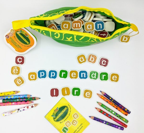 contenu du jeu bananagrams junior