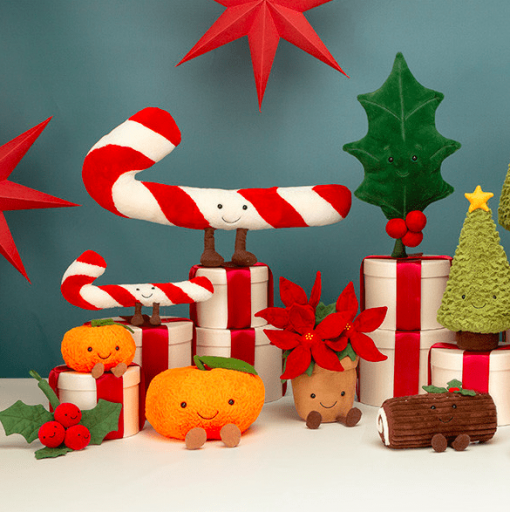 Ensemble de peluches de noel Jellycat