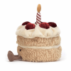 Gateau d'anniversaire peluche Jellycat