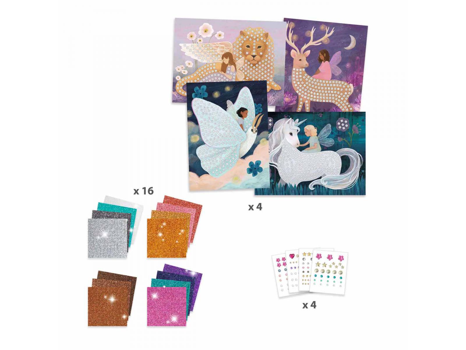 contenu du coffret de mosaïques djeco