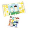 créer avec les stickers les habits 18 mois djeco