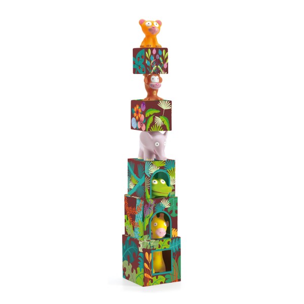 jeu empilage djeco cubes maxi topanijungle