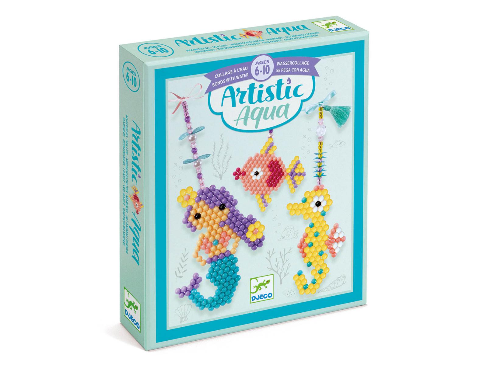 coffret de perles d'eau artistic aqua djeco