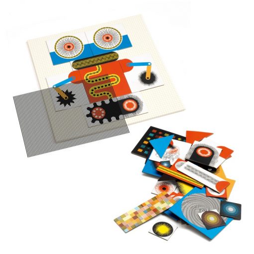 composition du jeu puzzle djeco konoptik
