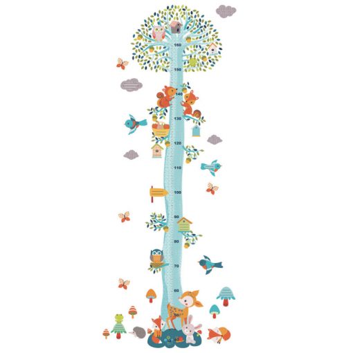stickers mural toise copains des bois djeco