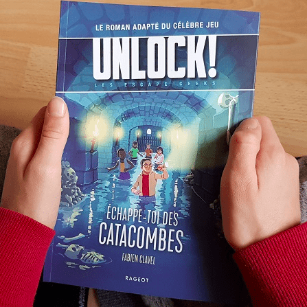 Livre unlock Tome 1 echappe toi des catacombes