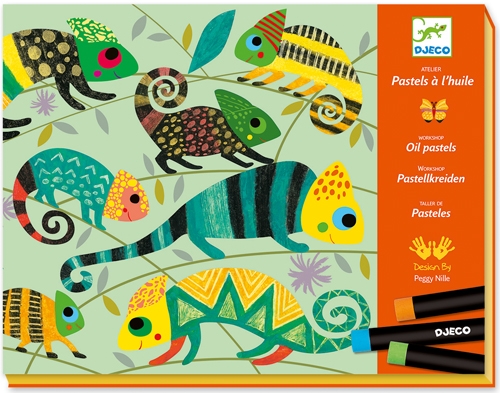 atelier pastel jungle colorée djeco