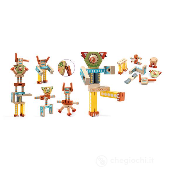 jeu de construction et de création de robot djeco