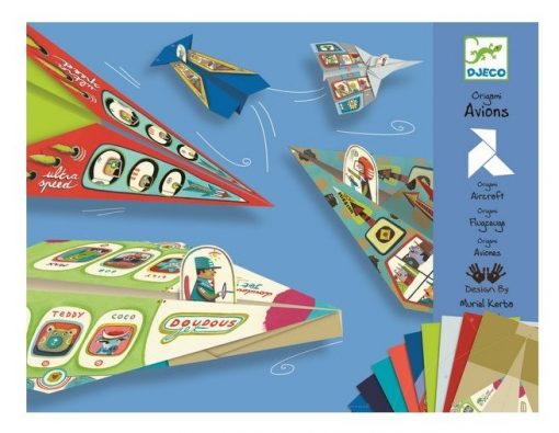 origami avions à plier djeco