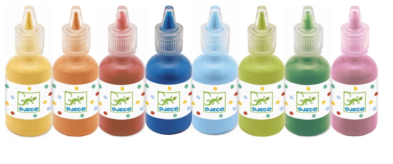 djeco 8 gouaches pour les petits