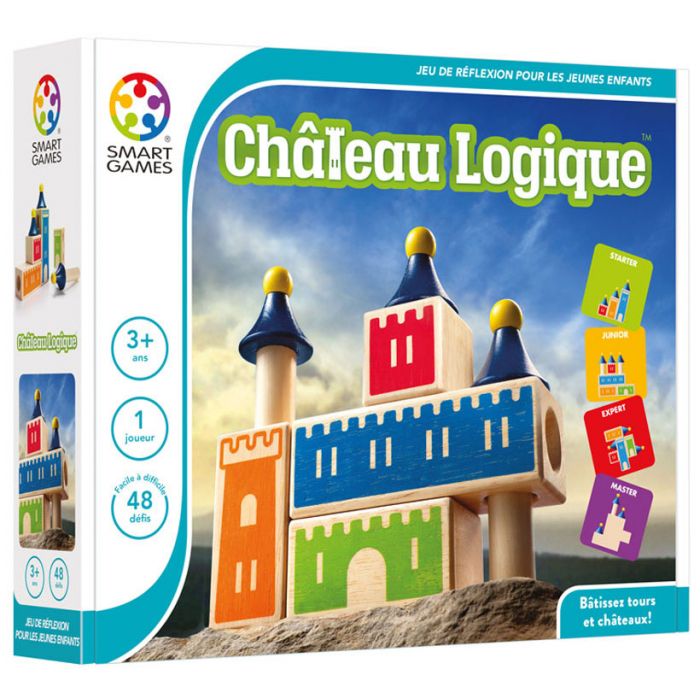 Smart games jeu en bois chateau logique reflexion pour les 3 - 6 ans