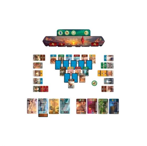 Jeu de société 7 Wonders Duel avec des cartes