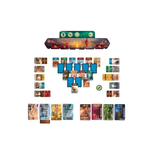 Jeu de société 7 Wonders Duel avec des cartes