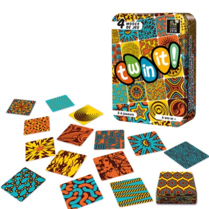 Jeu familial Twin It sur la rapidité et l'observation de motifs
