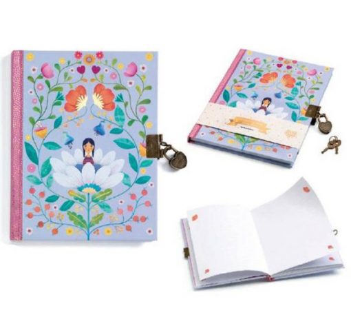 Carnet secret Marie avec un cadenas