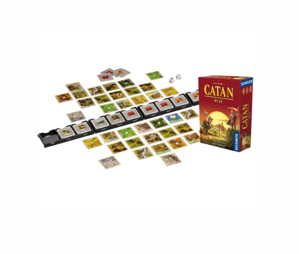 Jeu de stratégie et de cartes en duo Catan Duel