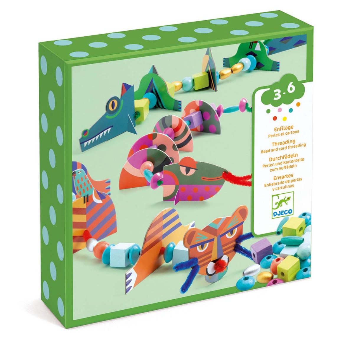activité enfilage animaux djeco