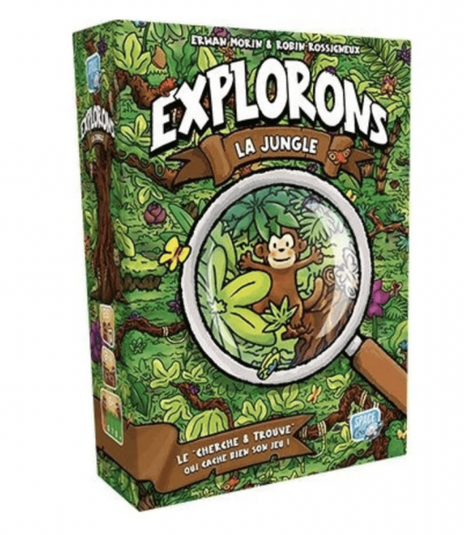 Le jeu de société Explorons La Jungle est un jeu de rapidité et d'observation. À partir de 6 ans.