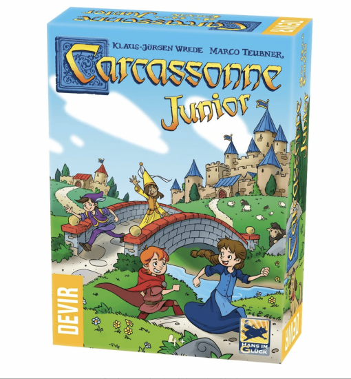 Jeu de société Mon Premier Carcassonne Junior. Parfait pour les petits à partir de 4 ans qui veulent commencer les jeux stratégiques !