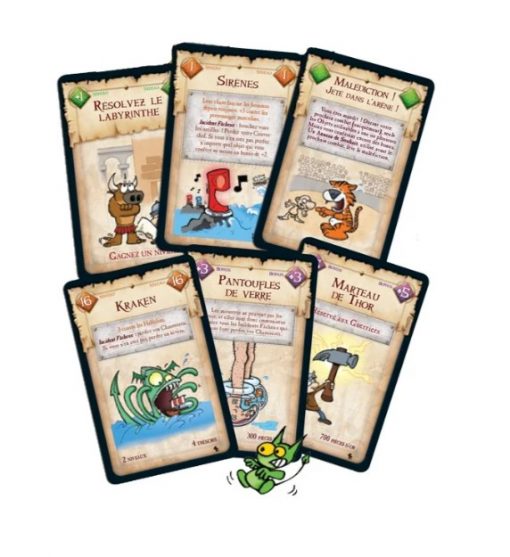 Jeu de société avec des cartes Munchkin Legendes