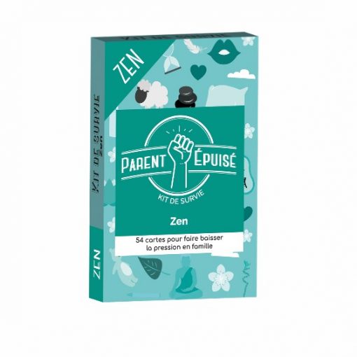 Parent épuisé Kit de suivie Zen jeu de cartes