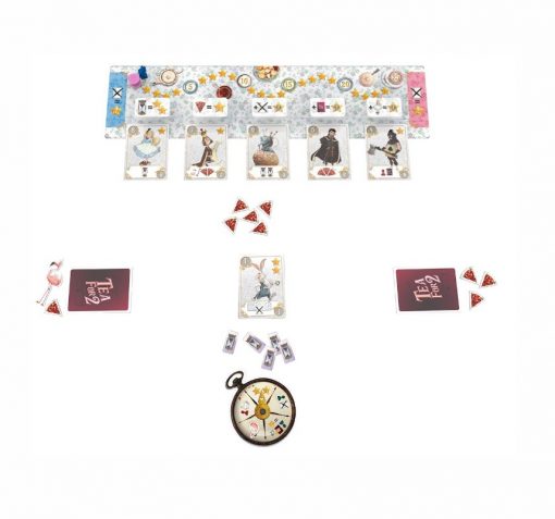 Disposition du jeu de cartes Tea for two