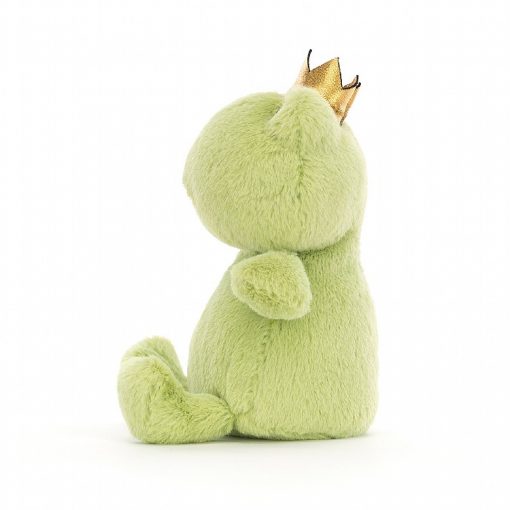 Peluche Jellycat Grenouille verte avec une couronne