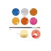 maquillage couvrant de 6 couleurs effet métal djeco