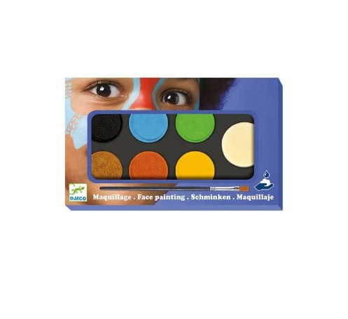 maquillage enfant dès 3 ans avec 6 couleurs nature