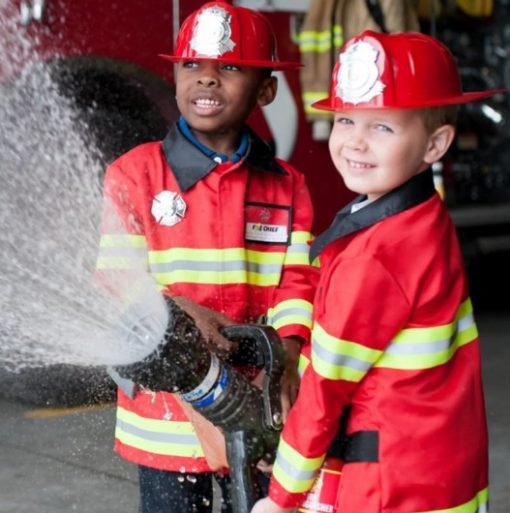 déguisement de pompier taille 5-6 ans