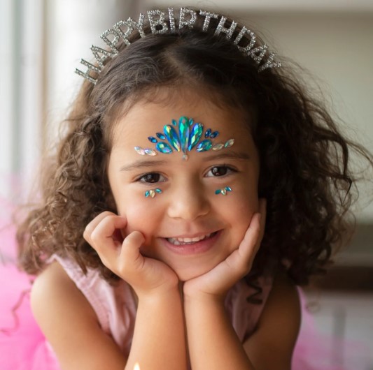 strass pour le visage sirène 3 ans +