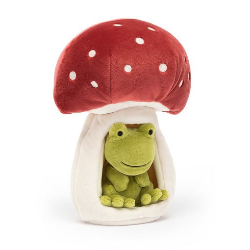 grenouille et champignon de 21 cm