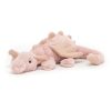 petit dragon rose jellycat 26 cm