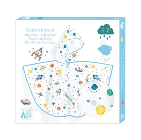 cape de pluie fusée 5-7 ans