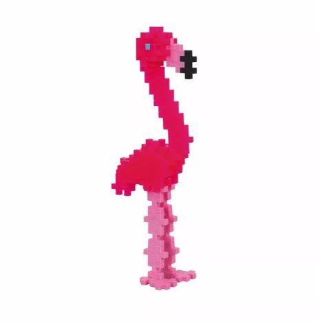 tubes 100 pieces Plus Plus flamant rose
