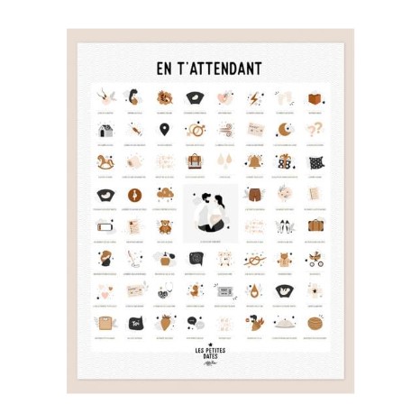 Affiche En t'attendant - Les petites dates