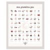 Affiche Mes premiers fois souris poudre - Les petites dates