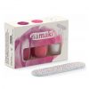 Coffret de 3 vernis Framboise ,Fuchsia, Blanc Nacré + une lime