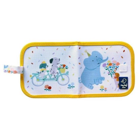 petit cahier éléphant avec des pages en ardoise + craies